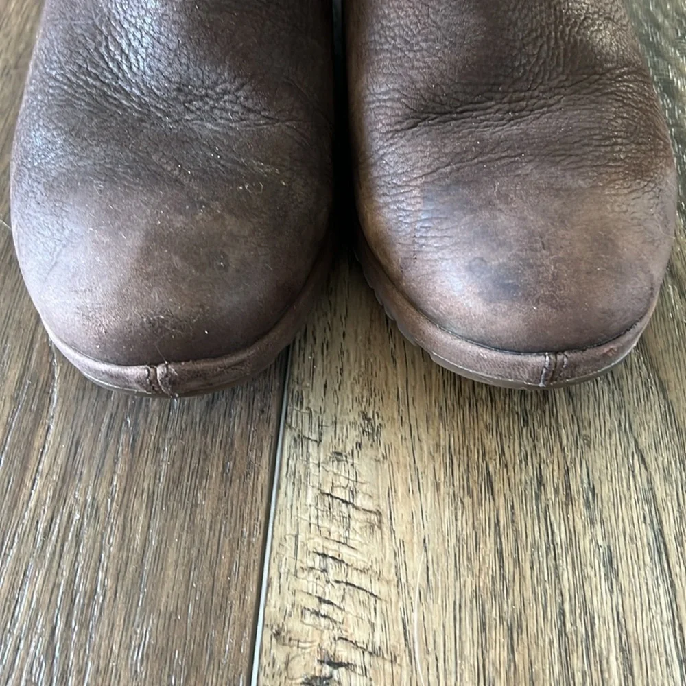 Merrell Tremblant Wedge Ankle Bluff Waterproof Leather Bootie Brown Size